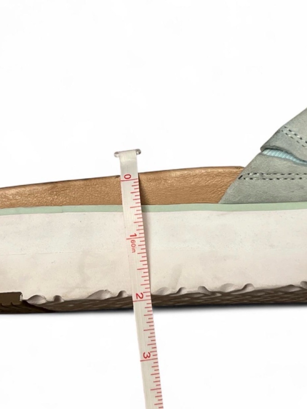 UGG Treadlight Pale Blue Bow Slide Clogs Women’s Size 12 Boho Cottagecore Summer - Picture 6 of 8